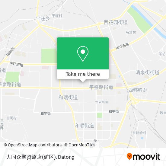 大同众聚贤旅店(矿区) map