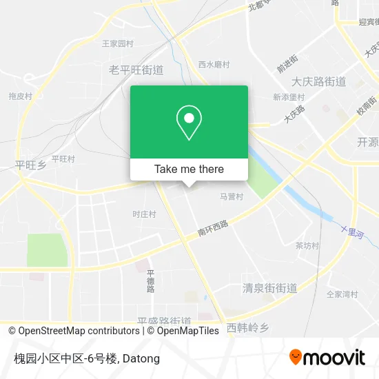 槐园小区中区-6号楼 map