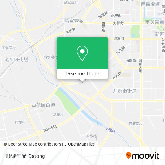 顺诚汽配 map