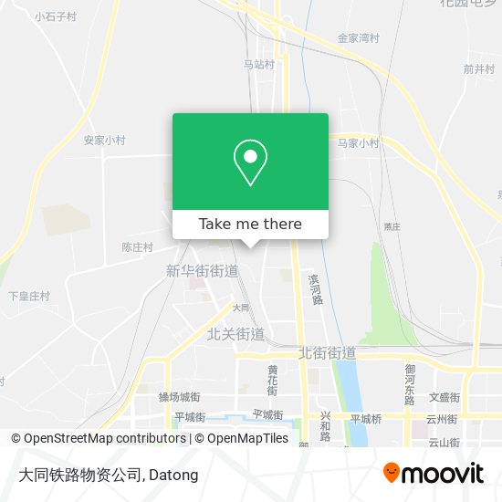 大同铁路物资公司 map