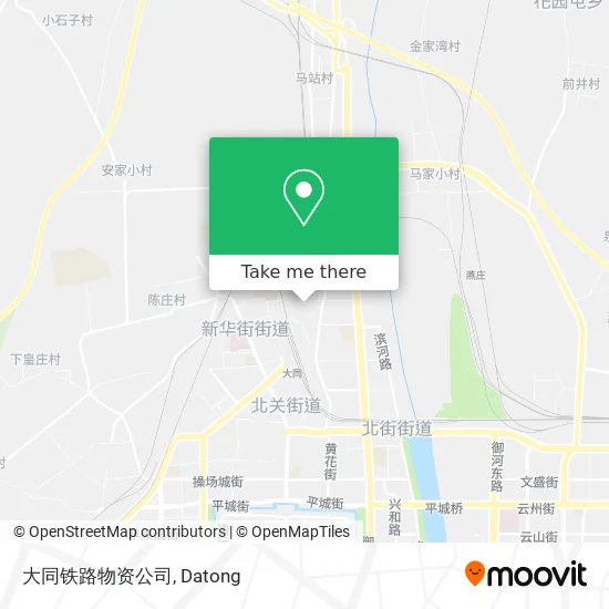 大同铁路物资公司 map