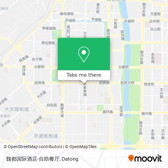 魏都国际酒店-自助餐厅 map