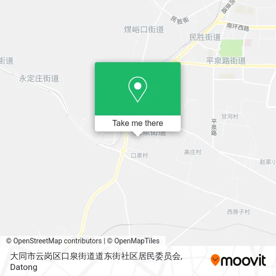 大同市云岗区口泉街道道东街社区居民委员会 map