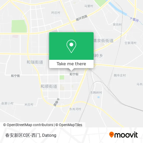 春安新区C区-西门 map