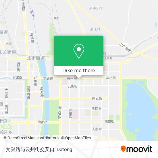 文兴路与云州街交叉口 map