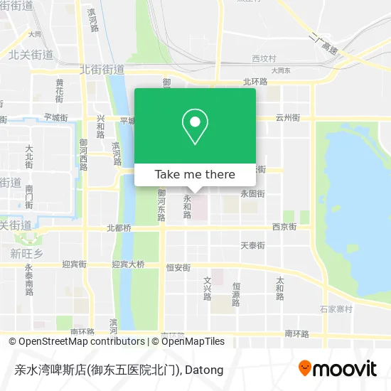 亲水湾啤斯店(御东五医院北门) map