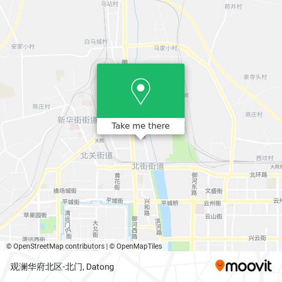 观澜华府北区-北门 map