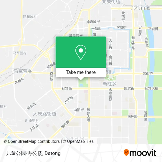 儿童公园-办公楼 map