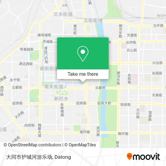 大同市护城河游乐场 map