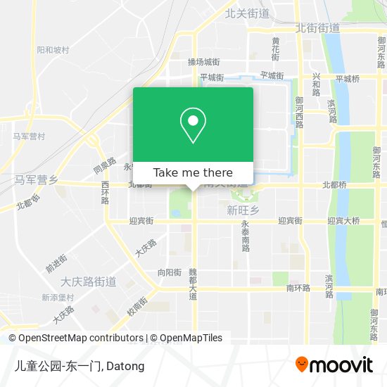 儿童公园-东一门 map