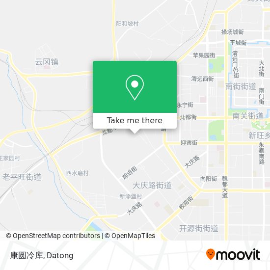 康圆冷库 map