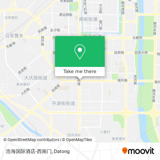 浩海国际酒店-西南门 map