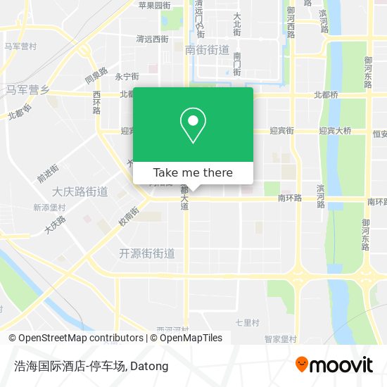 浩海国际酒店-停车场 map