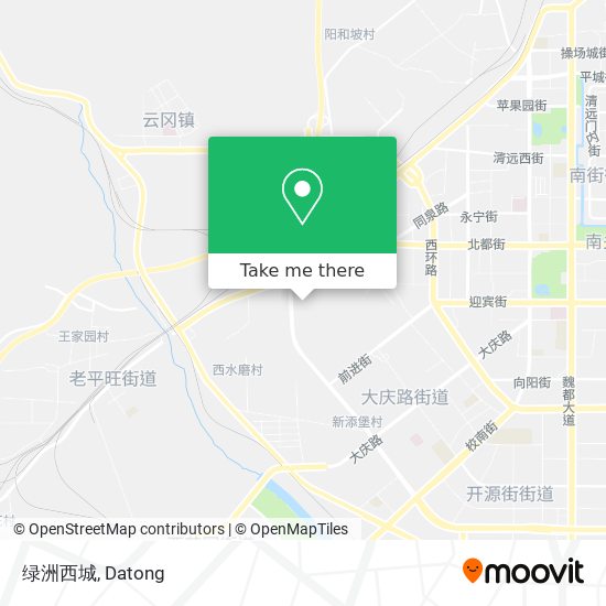 绿洲西城 map