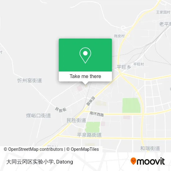大同云冈区实验小学 map