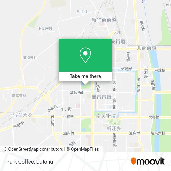 Park Coffee map
