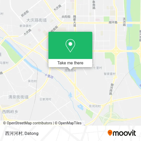 西河河村 map