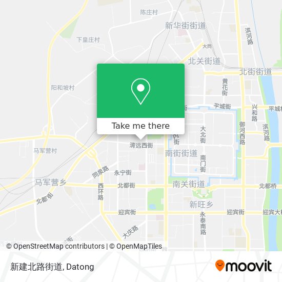 新建北路街道 map