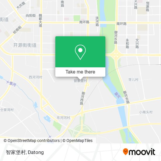 智家堡村 map