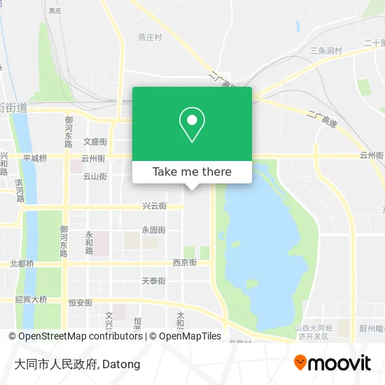大同市人民政府 map