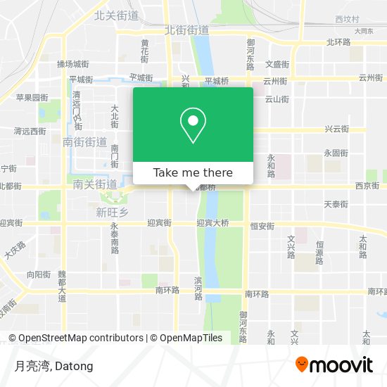 月亮湾 map