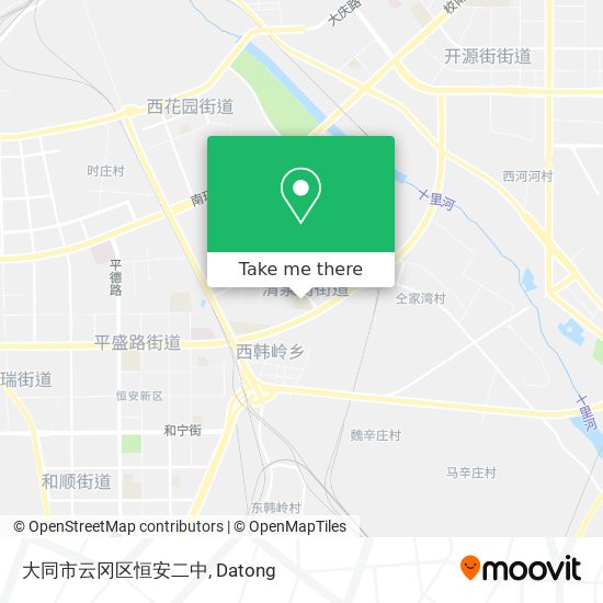大同市云冈区恒安二中 map