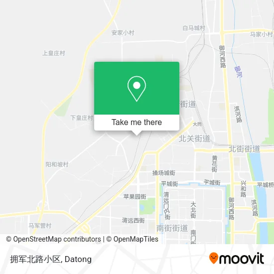 拥军北路小区 map