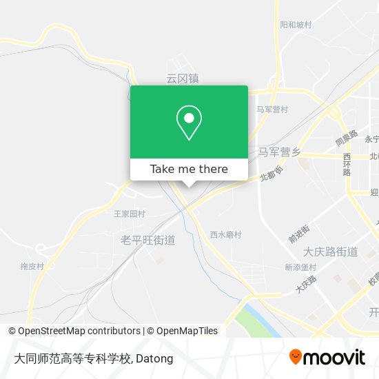 大同师范高等专科学校 map