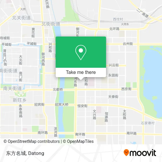 东方名城 map