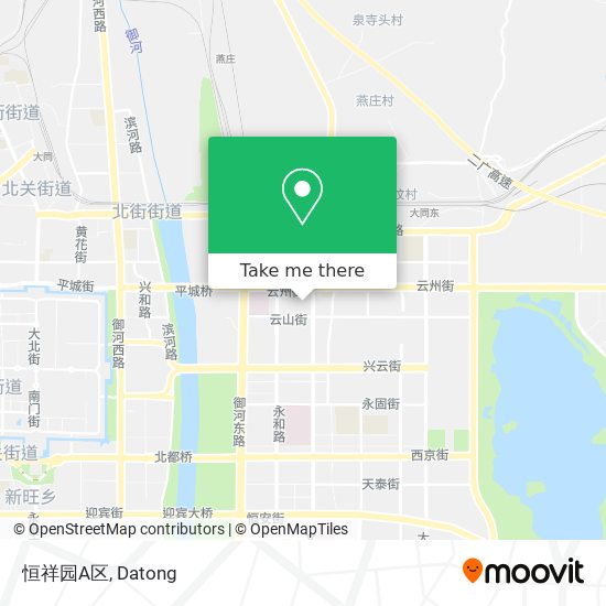 恒祥园A区 map