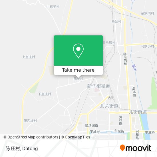 陈庄村 map
