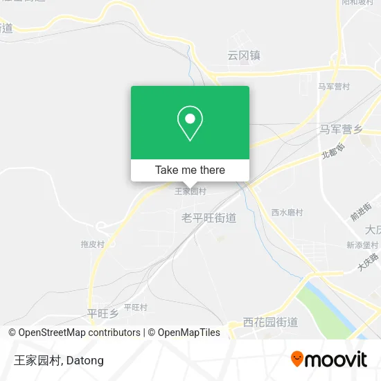 王家园村 map