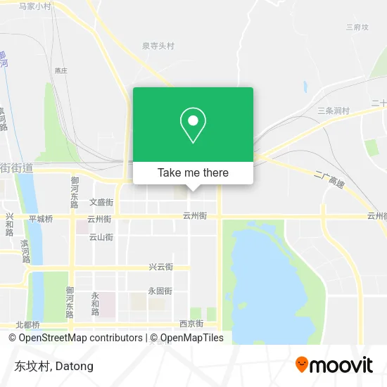 东坟村 map