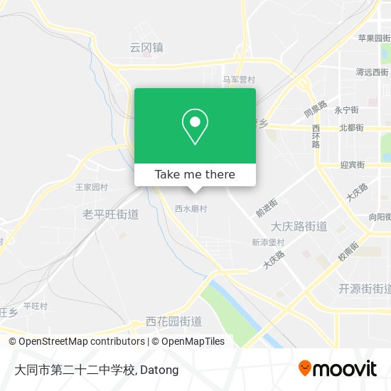 大同市第二十二中学校 map