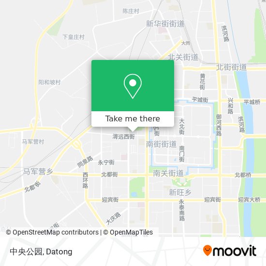 中央公园 map