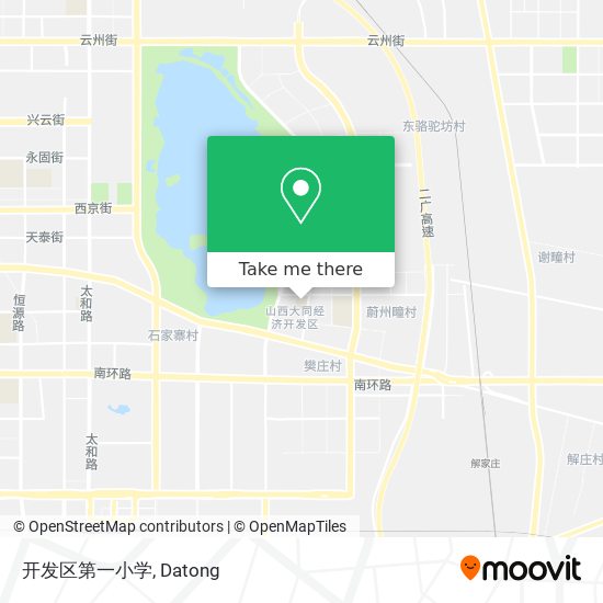 开发区第一小学 map