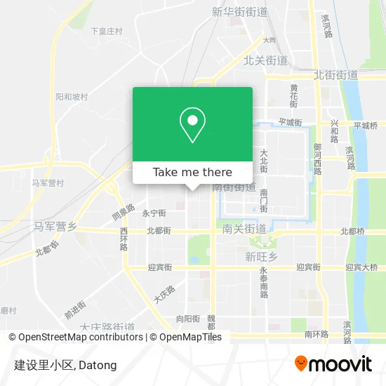 建设里小区 map