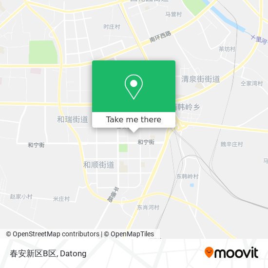 春安新区B区 map