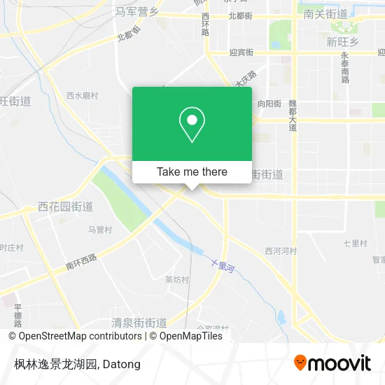 枫林逸景龙湖园 map