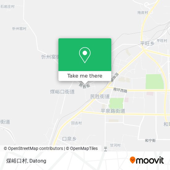 煤峪口村 map