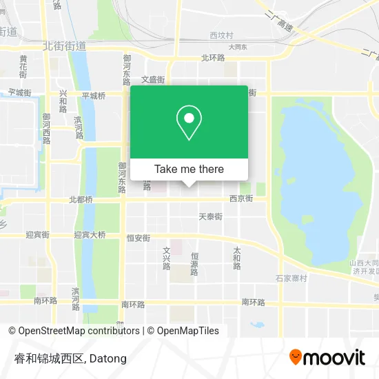 睿和锦城西区 map