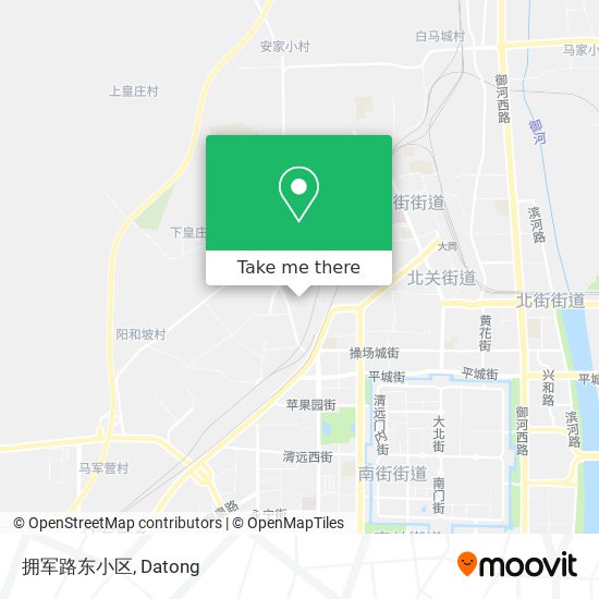 拥军路东小区 map