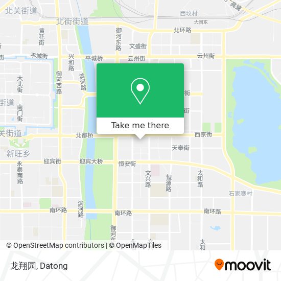 龙翔园 map