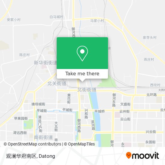 观澜华府南区 map