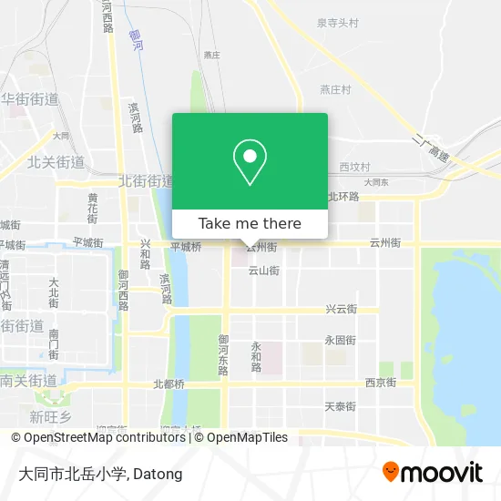 大同市北岳小学 map