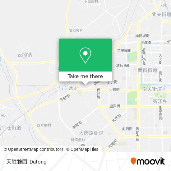 天胜雅园 map
