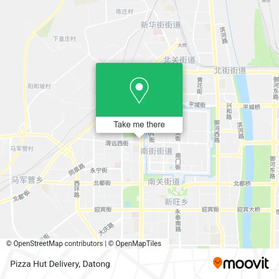 Pizza Hut Delivery map