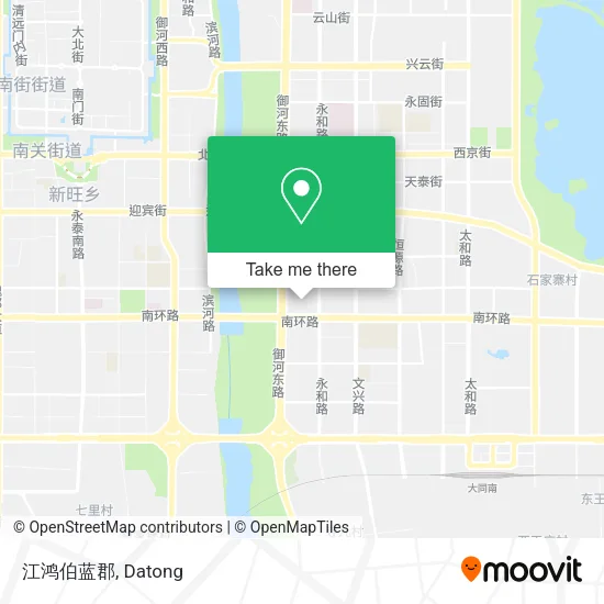 江鸿伯蓝郡 map