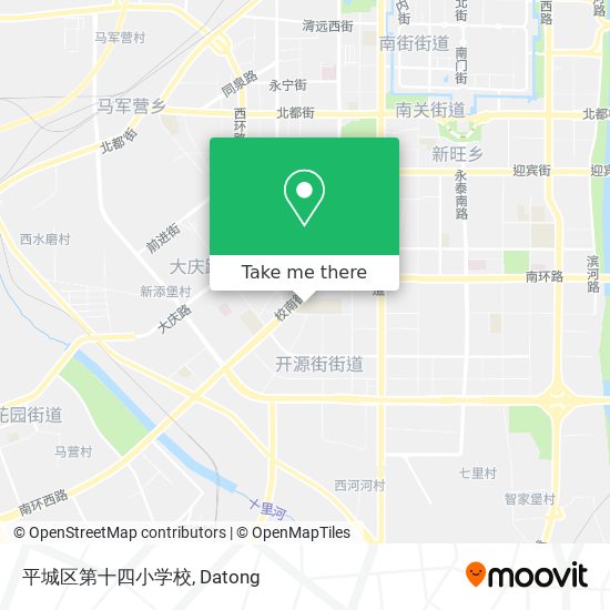 平城区第十四小学校 map