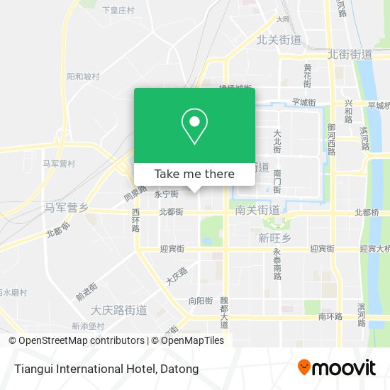 Tiangui International Hotel map